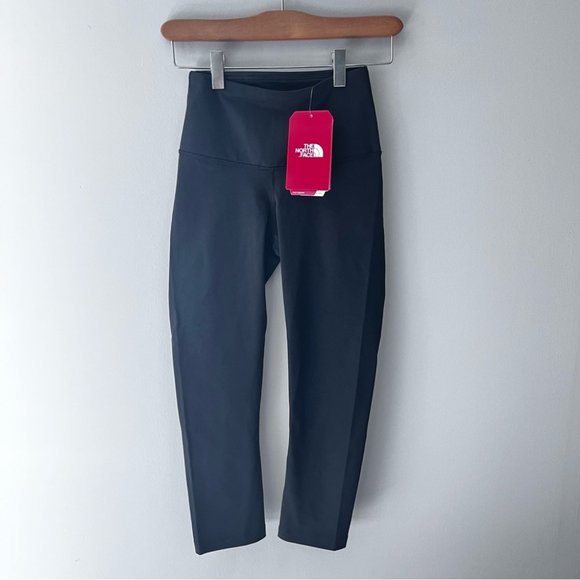 NWT The North Face Motivation High-Rise Pocket Crop Leggings Women’s Black XS - Picture 2 of 10
